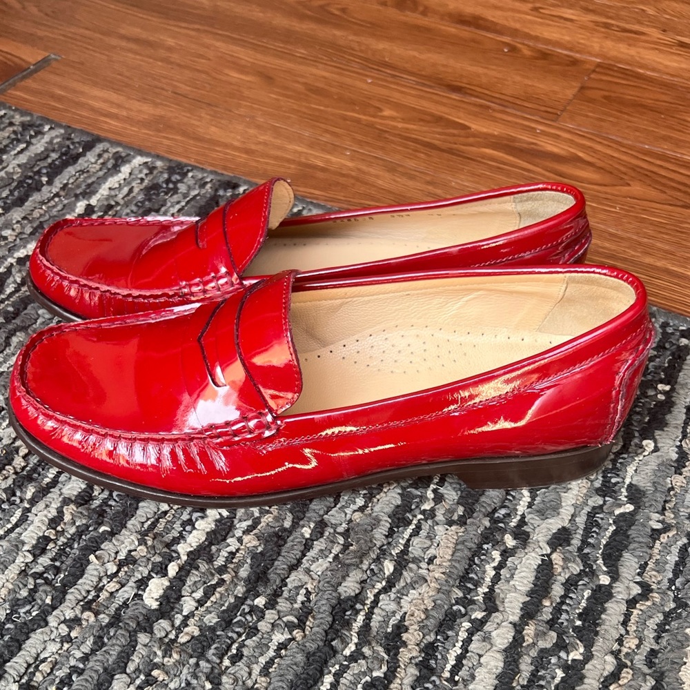 Cole Haan penny red loafers